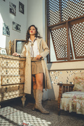 Amber Coat Beige